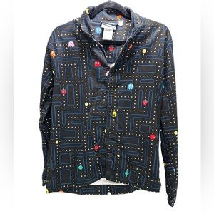 Pottery Barn Teen PAC-MAN™ Organic Flannel Pajama Set Size Medium